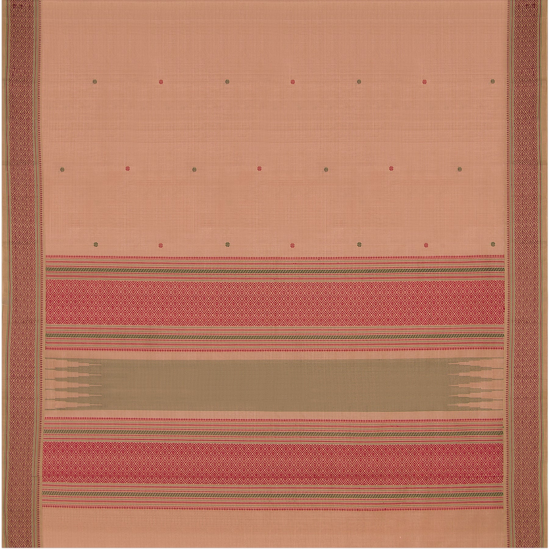 Kanakavalli Silk/Cotton Sari 21-598-HS005-09455 - Full View