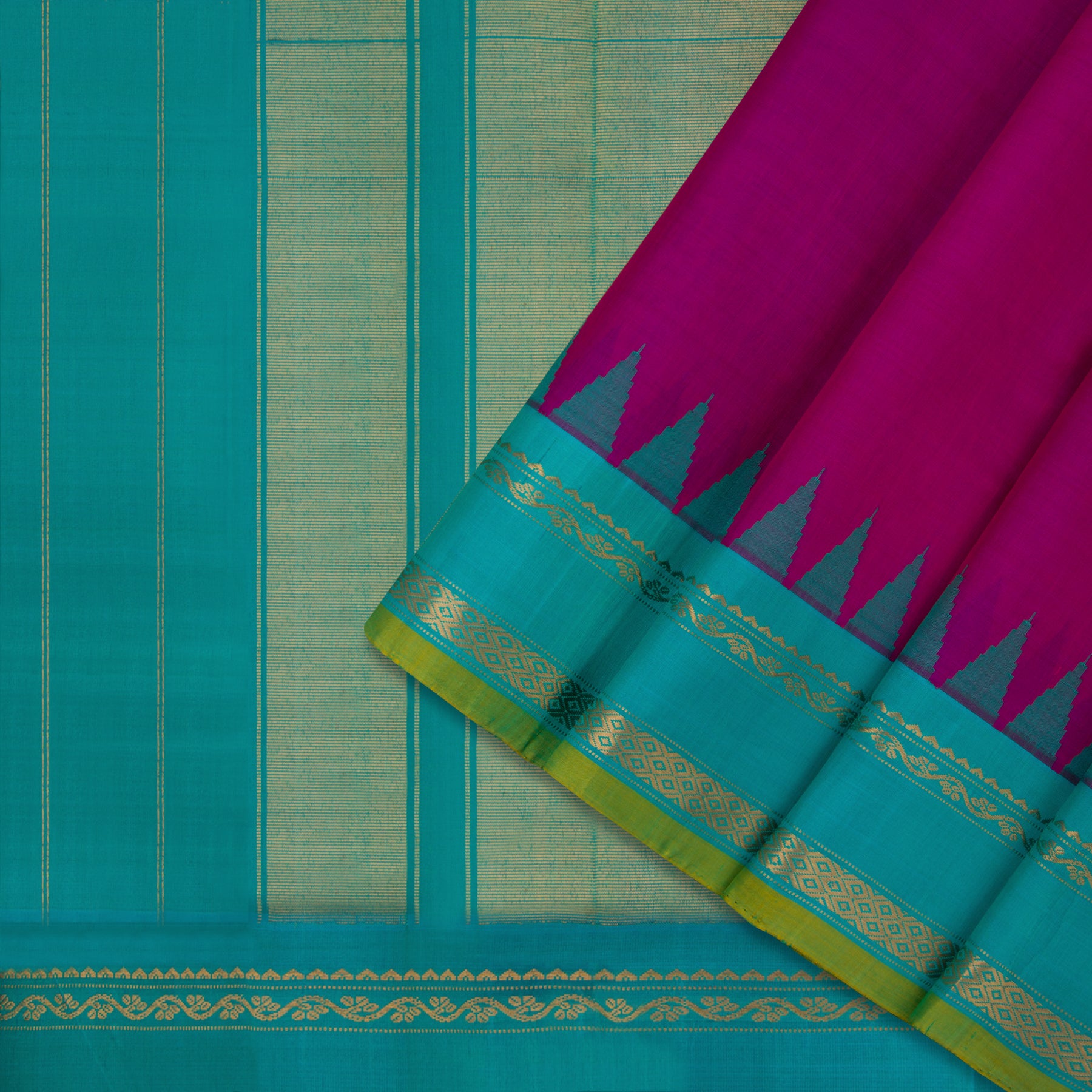 Kanakavalli Gadwal Silk/Cotton Sari 21-604-HS005-07664 - Cover View