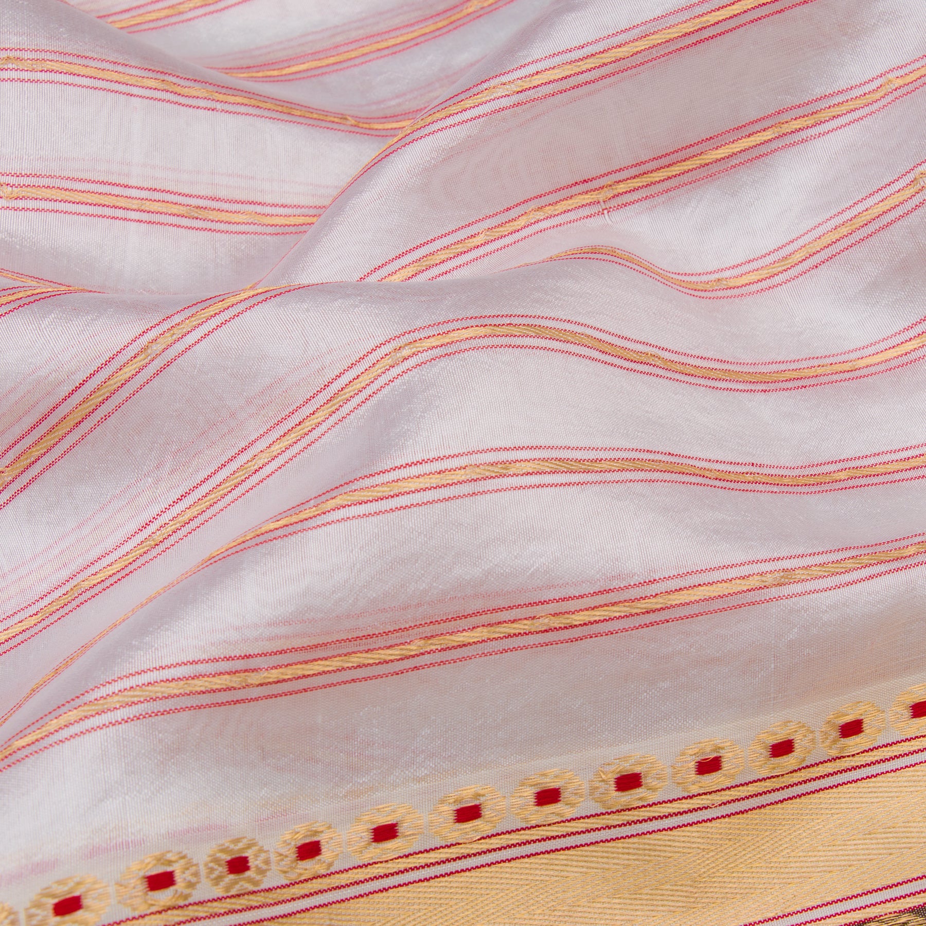 Pradeep Pillai Silk Sari 22-008-HS002-00758 - Fabric View