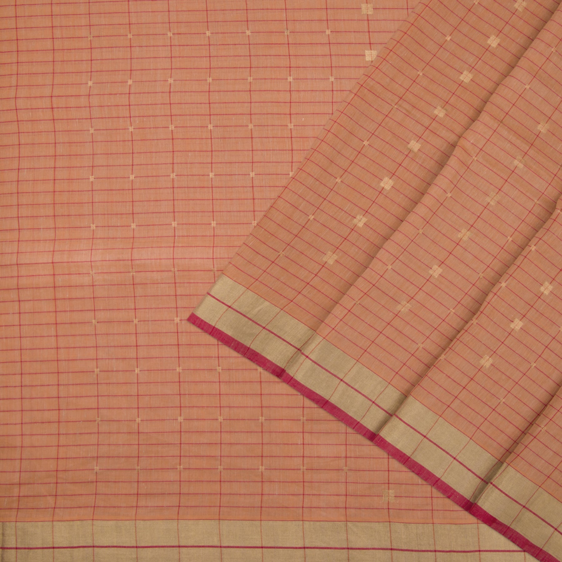 Pradeep Pillai Linen/Cotton Sari 22-008-HS004-00171 - Cover View