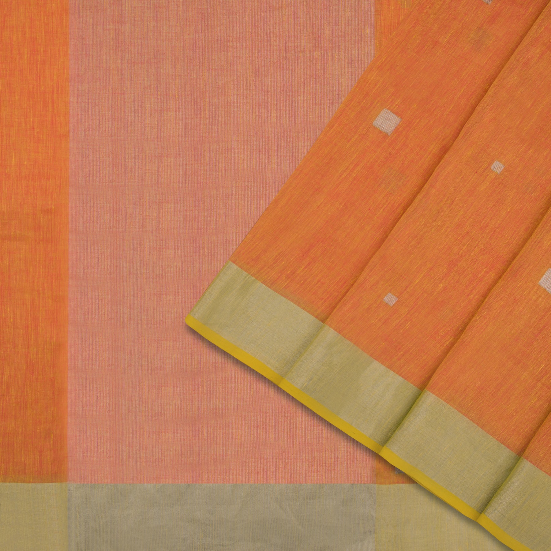 Pradeep Pillai Linen/Cotton Sari 22-008-HS004-00549 - Cover View