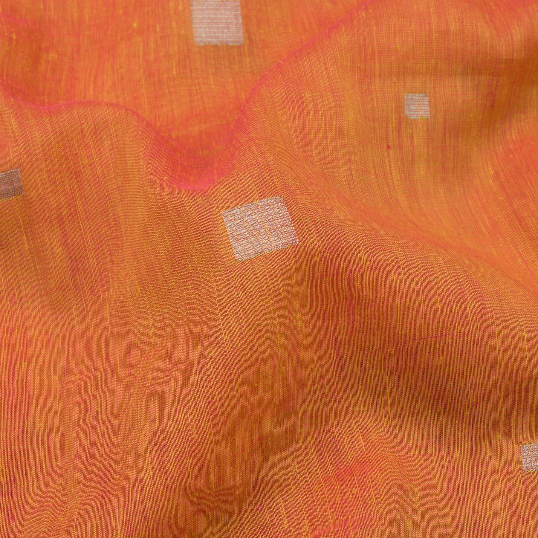 Pradeep Pillai Linen/Cotton Sari 22-008-HS004-00549 - Fabric View