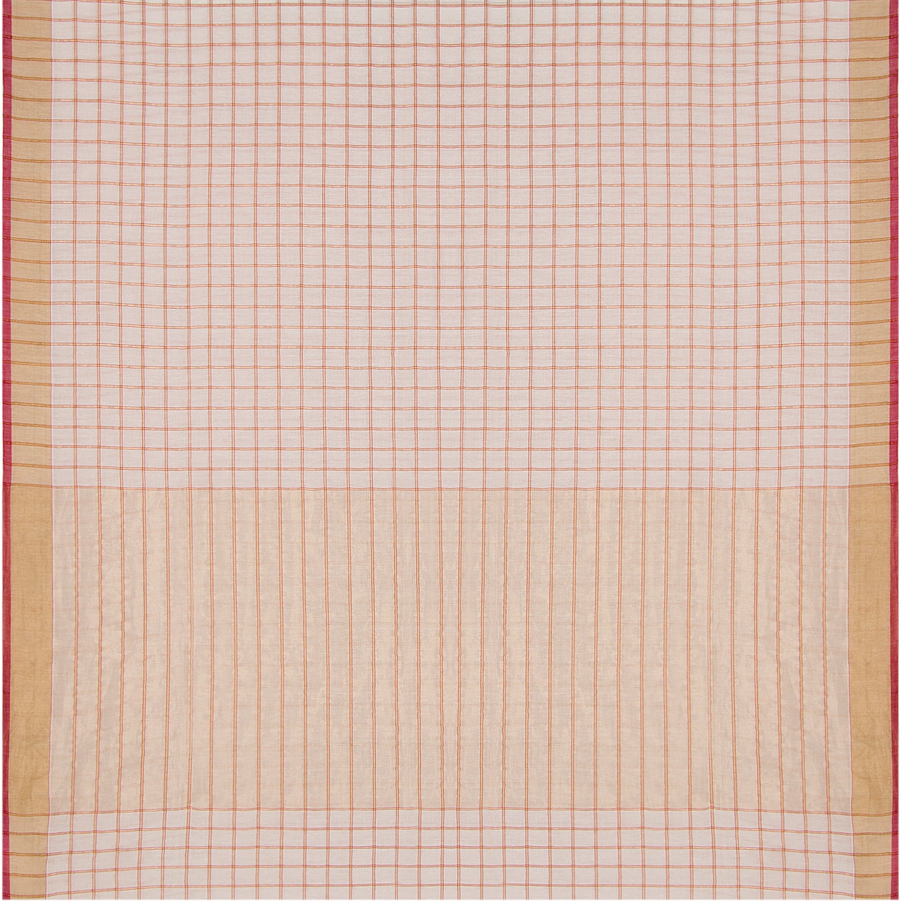 Pradeep Pillai Linen/Cotton Sari 22-008-HS004-00673 - Full View