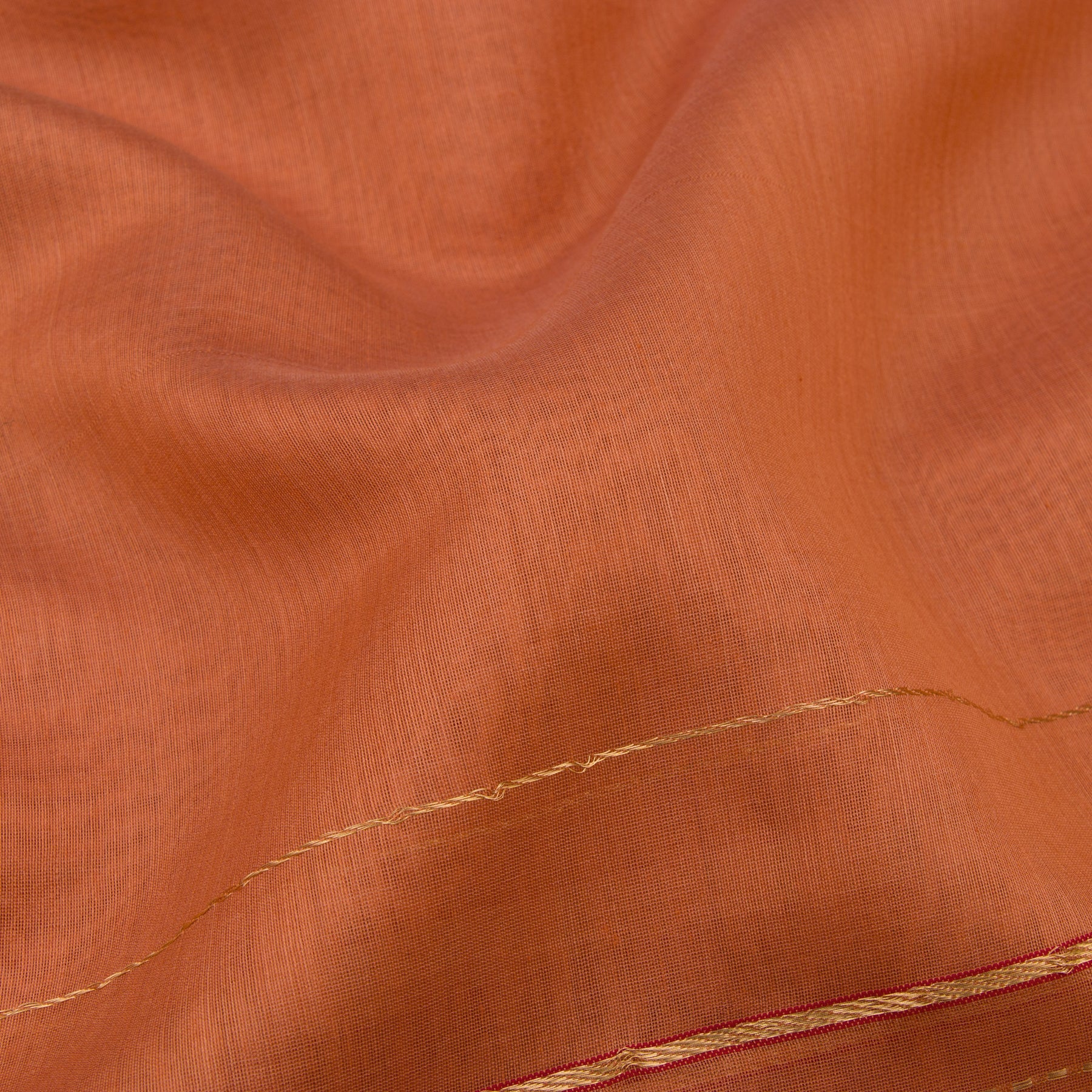 Pradeep Pillai Chanderi Silk/Cotton Sari 22-008-HS005-00489 - Fabric View