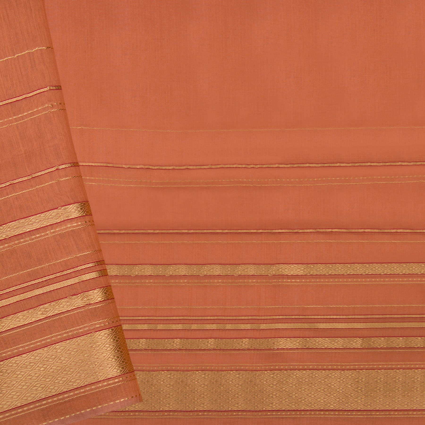 Pradeep Pillai Chanderi Silk/Cotton Sari 22-008-HS005-00489 - Blouse View