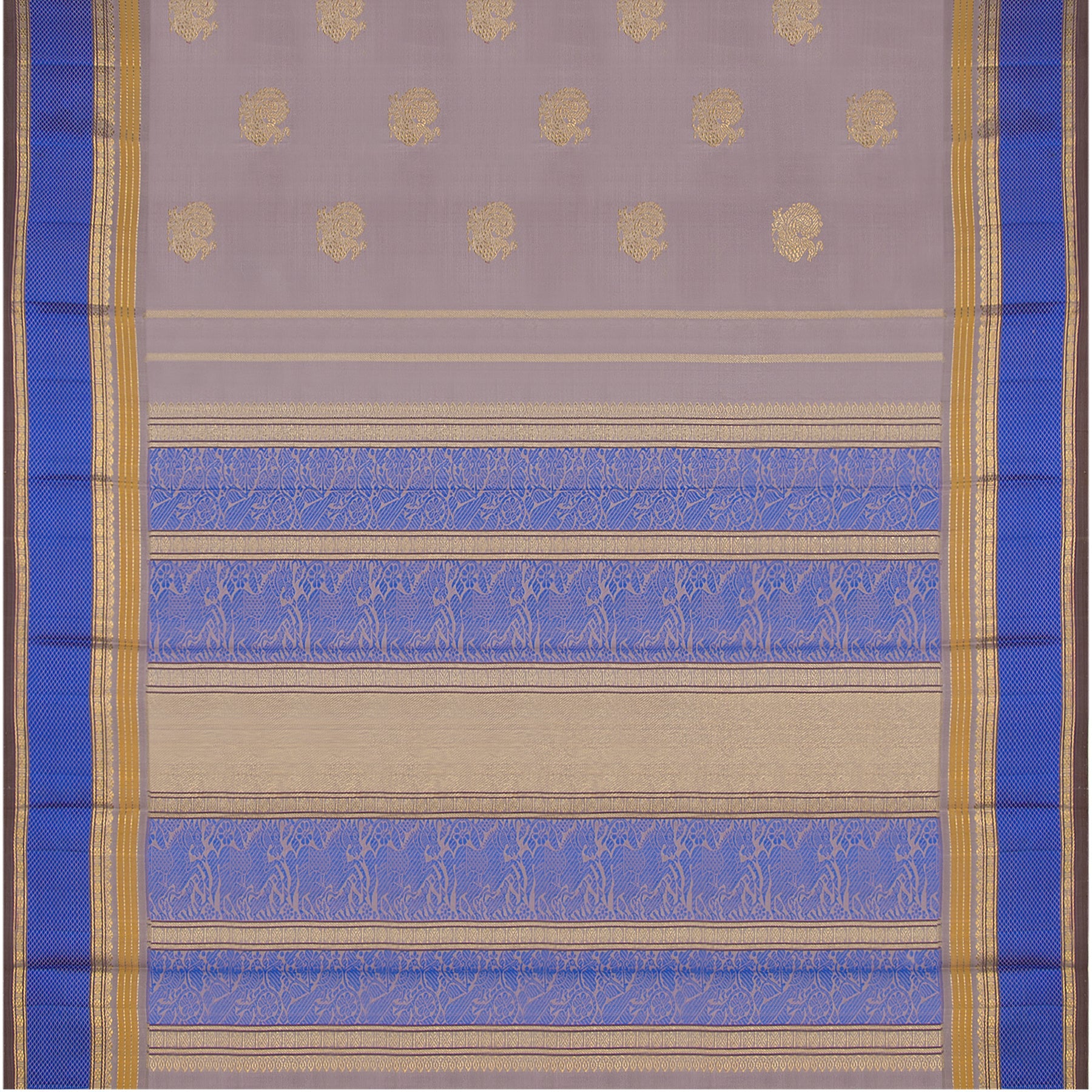 Kanakavalli Kanjivaram Silk Sari 22-040-HS001-00007 - Full View