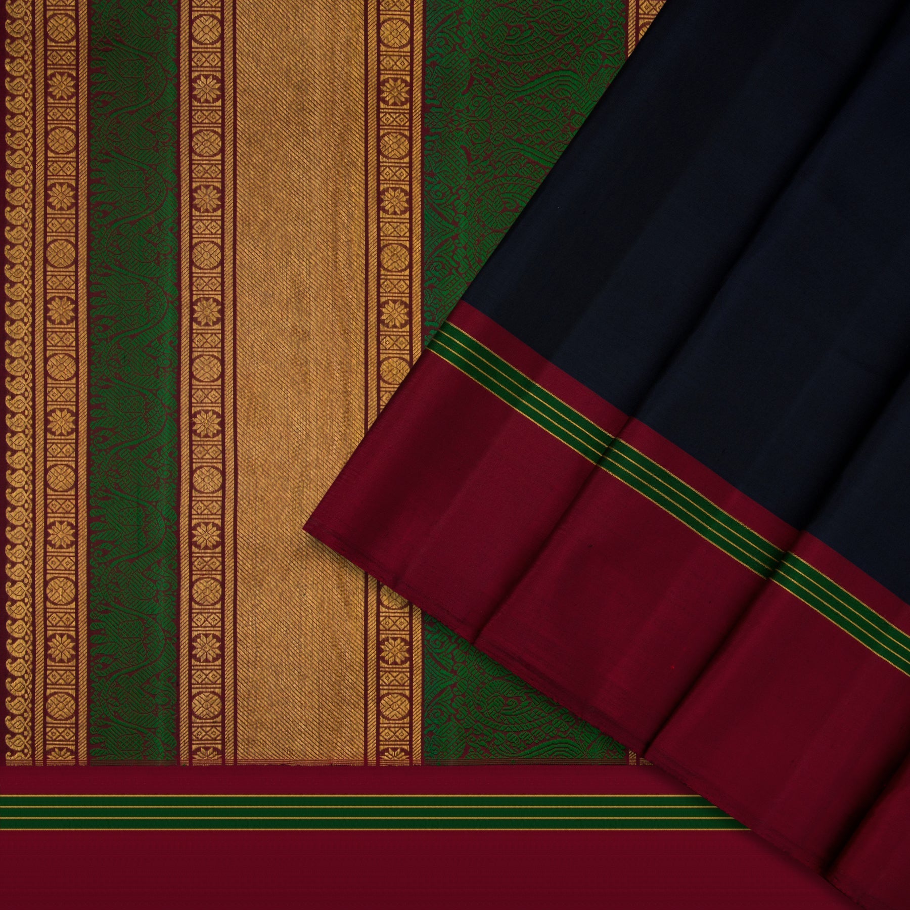 Kanakavalli Kanjivaram Silk Sari 22-040-HS001-03258 - Cover View