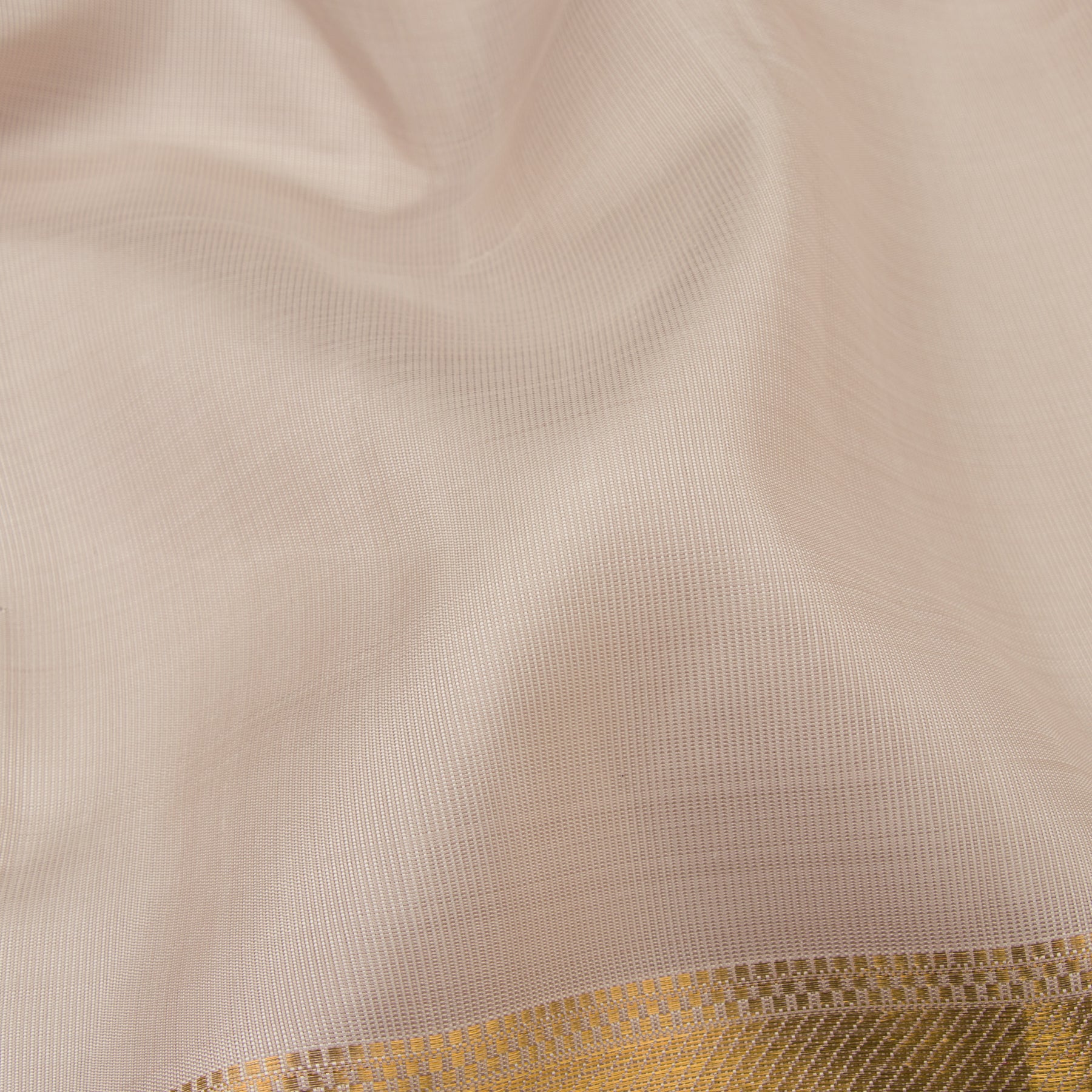 Kanakavalli Kanjivaram Silk Angavastram Set 22-110-HA001-07632 - Detail Fabric View