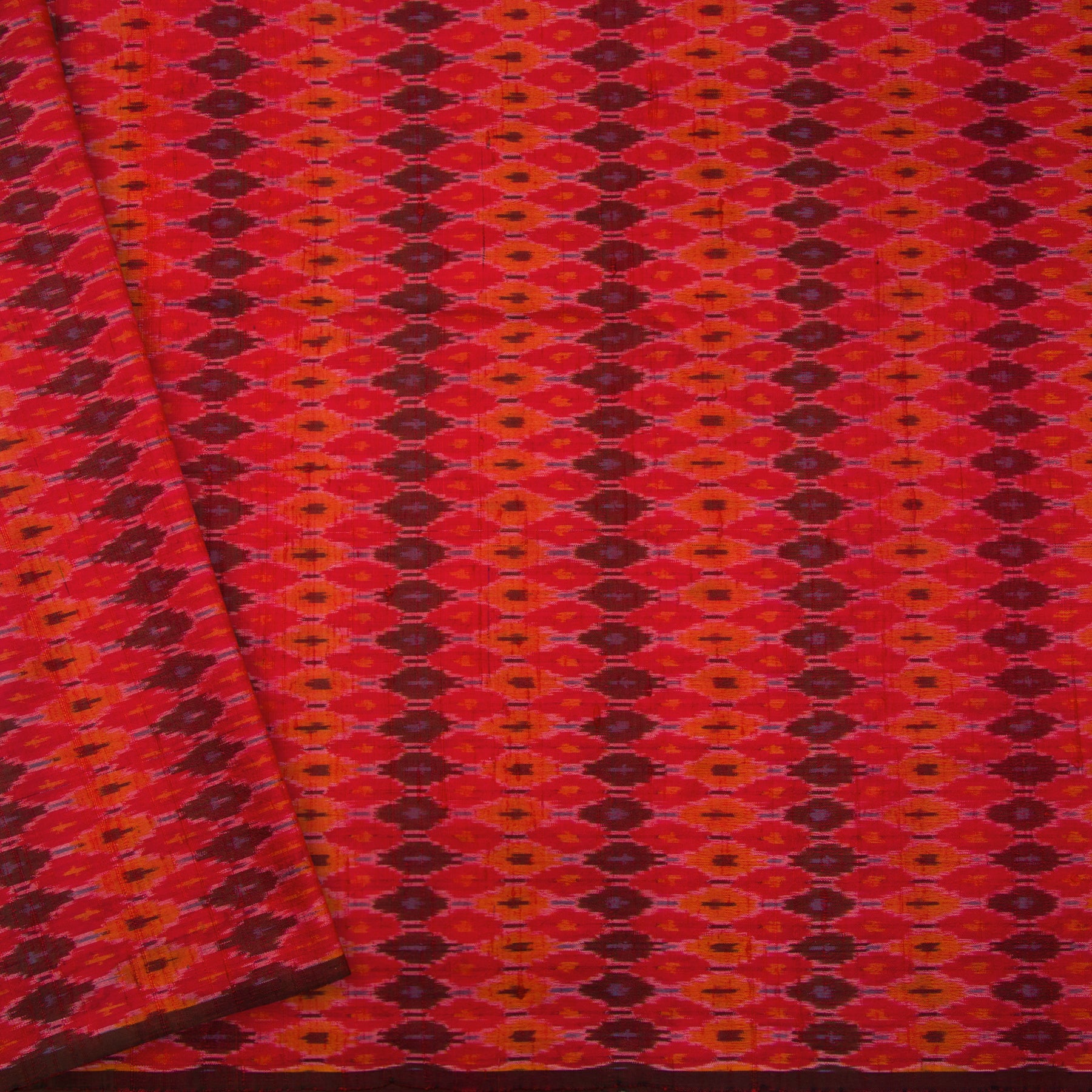 Kanakavalli Ikat Raw Silk Blouse Length 22-140-HB002-14152 - Cover View
