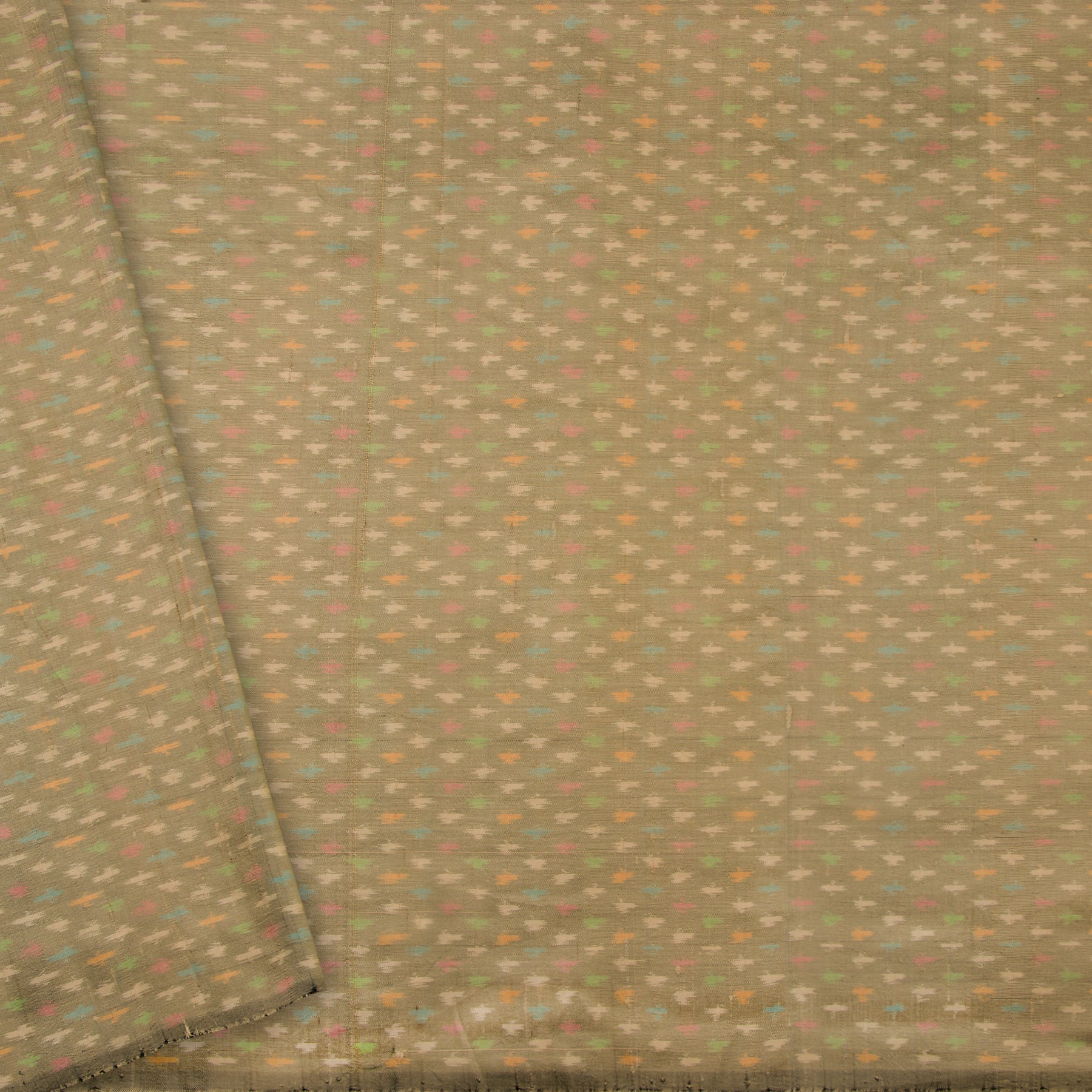 Kanakavalli Ikat Raw Silk Blouse Length 22-140-HB002-14159 - Cover View