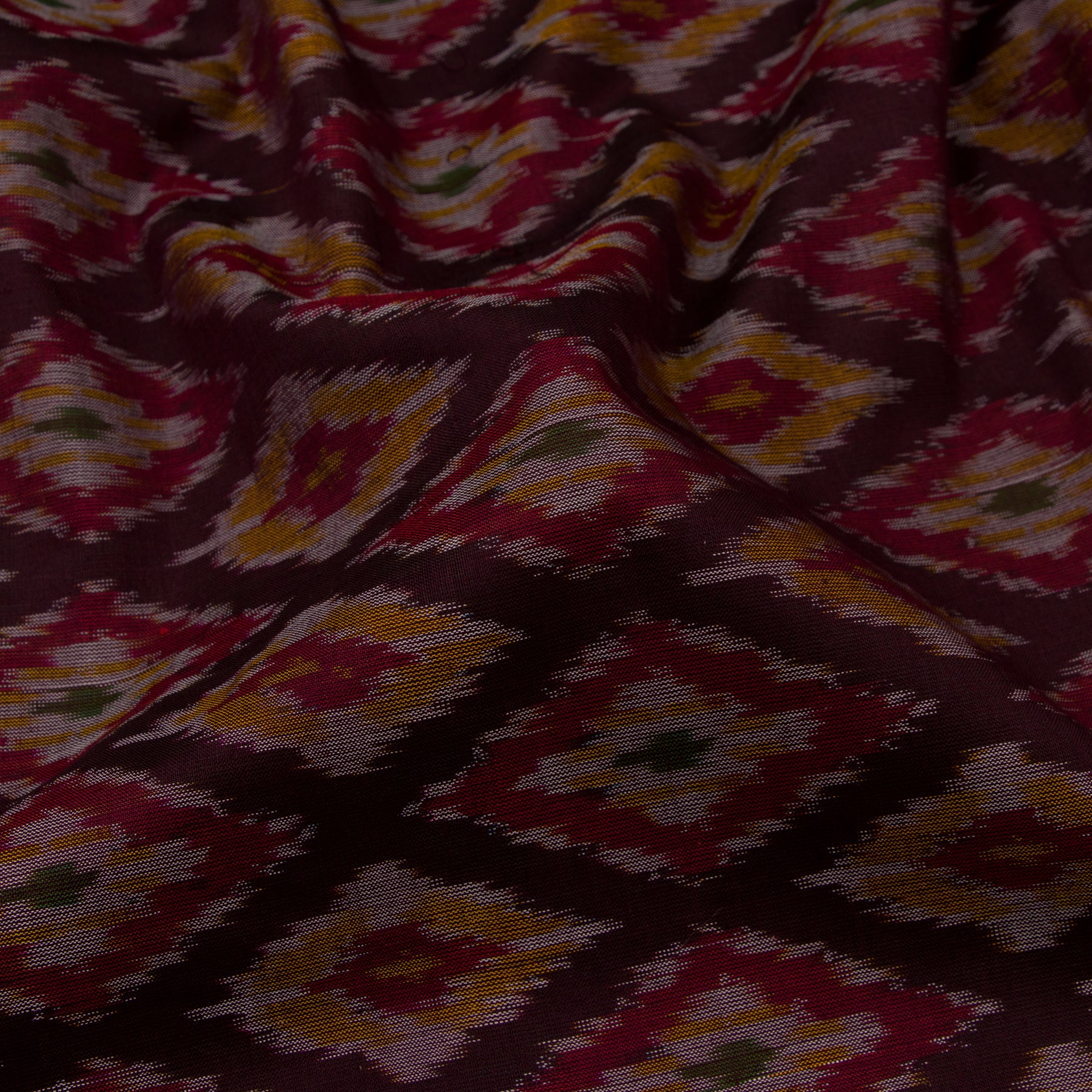 Kanakavalli Ikat Raw Silk Blouse Length 22-140-HB005-14192 - Fabric View