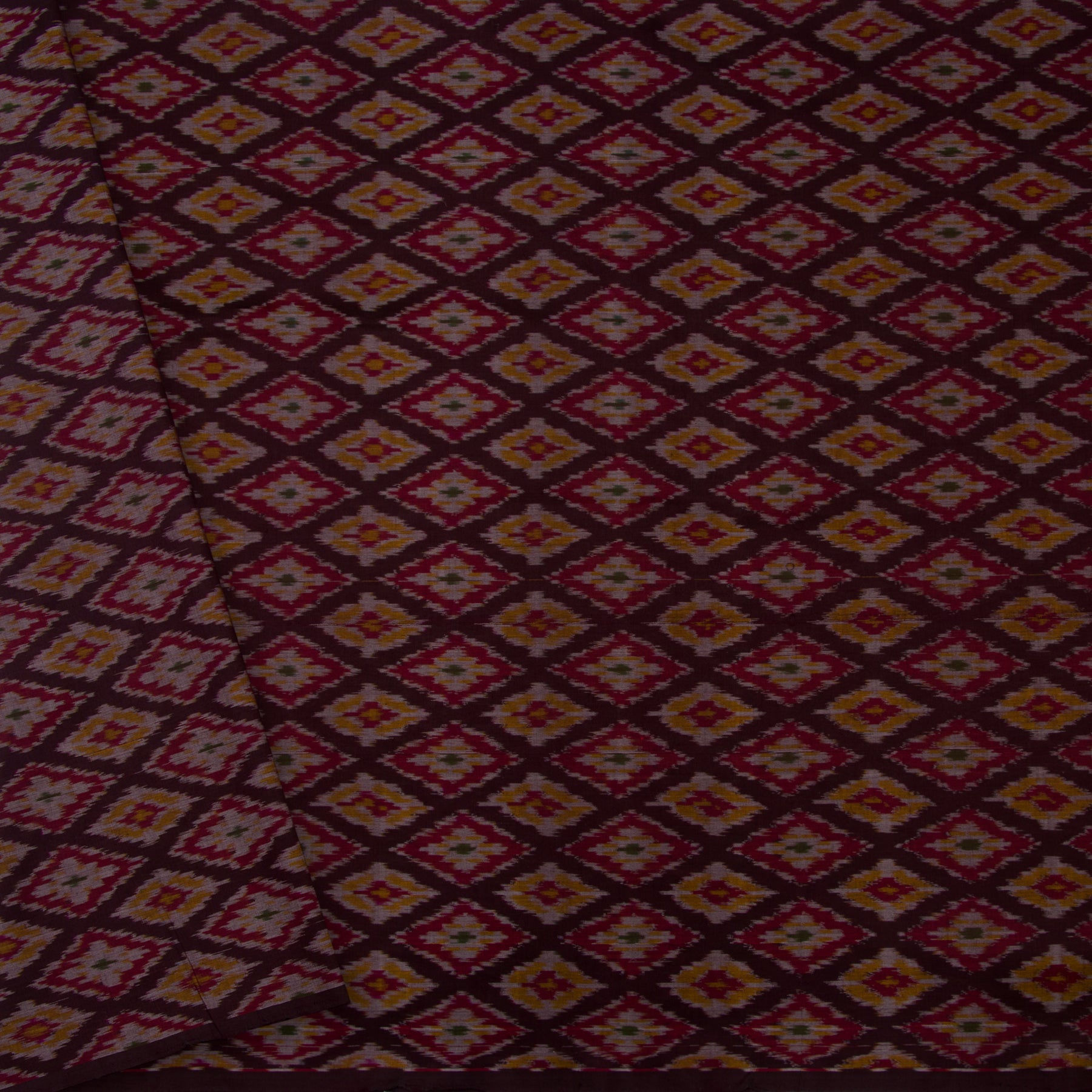 Kanakavalli Ikat Raw Silk Blouse Length 22-140-HB005-14192 - Cover View