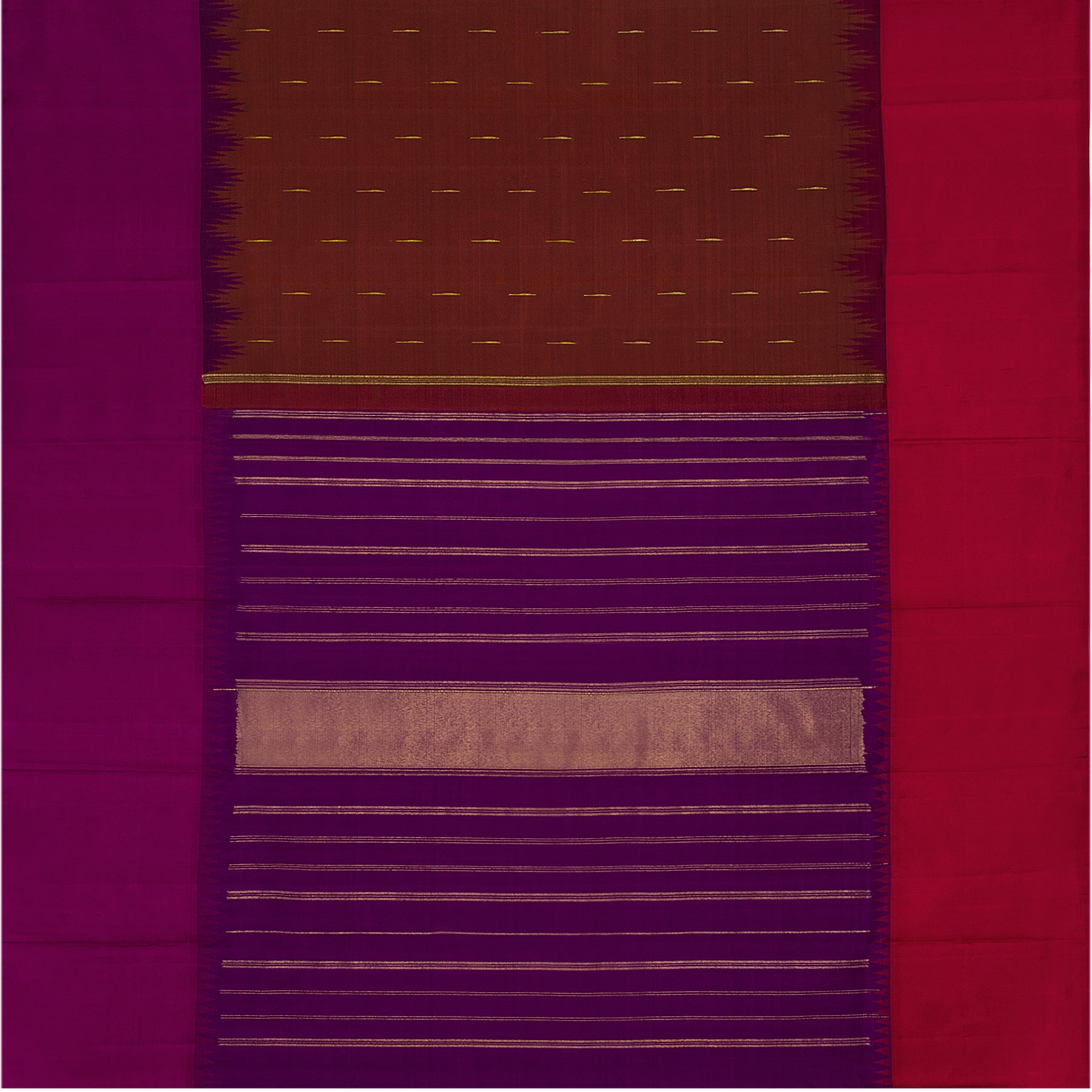 Kanakavalli Kanjivaram Silk Sari 22-560-HS001-10041 - Full View