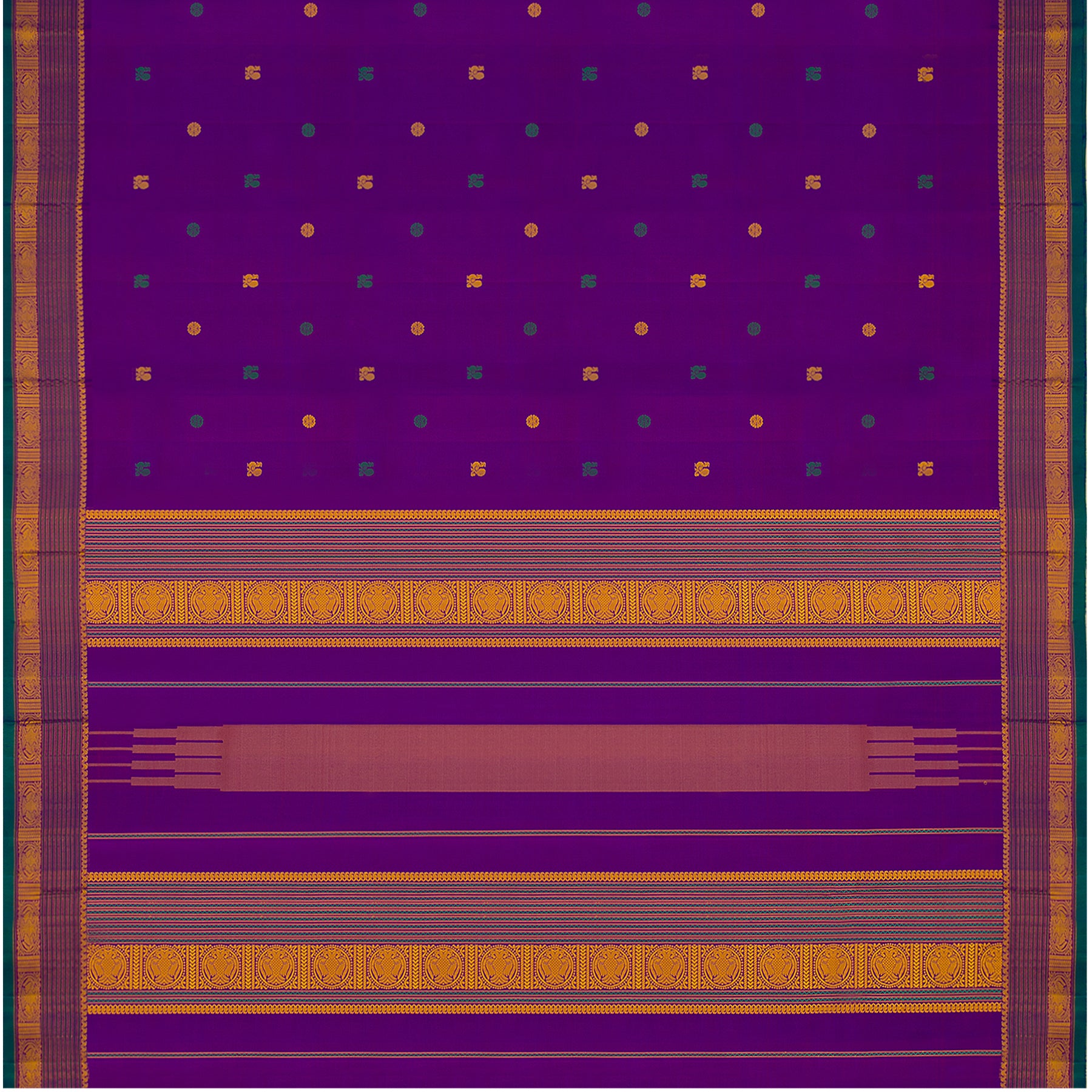 Kanakavalli Kanjivaram Silk Sari 22-598-HS001-05650 - Full View