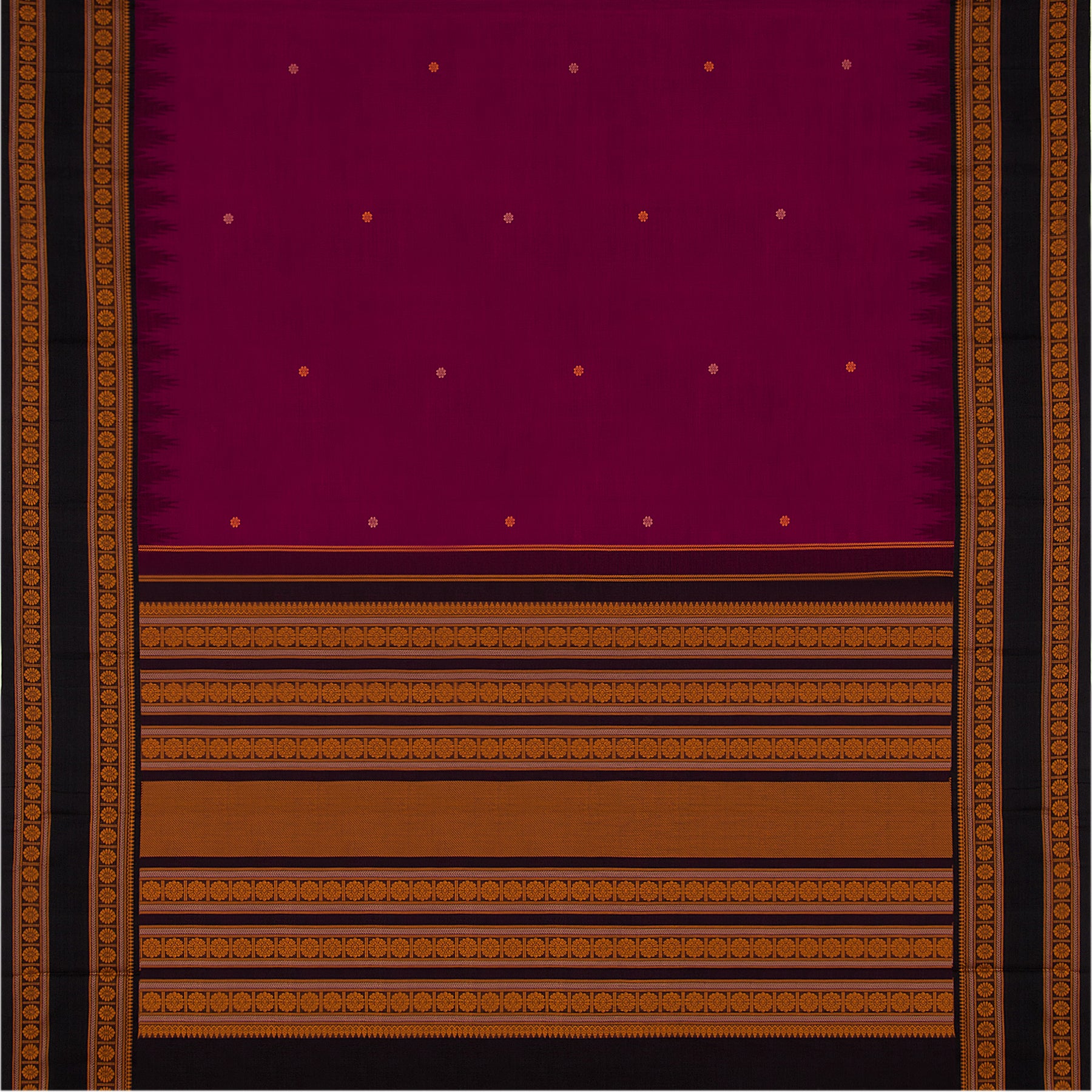 Kanakavalli Kanchi Cotton Sari 22-598-HS003-02814 - Full View