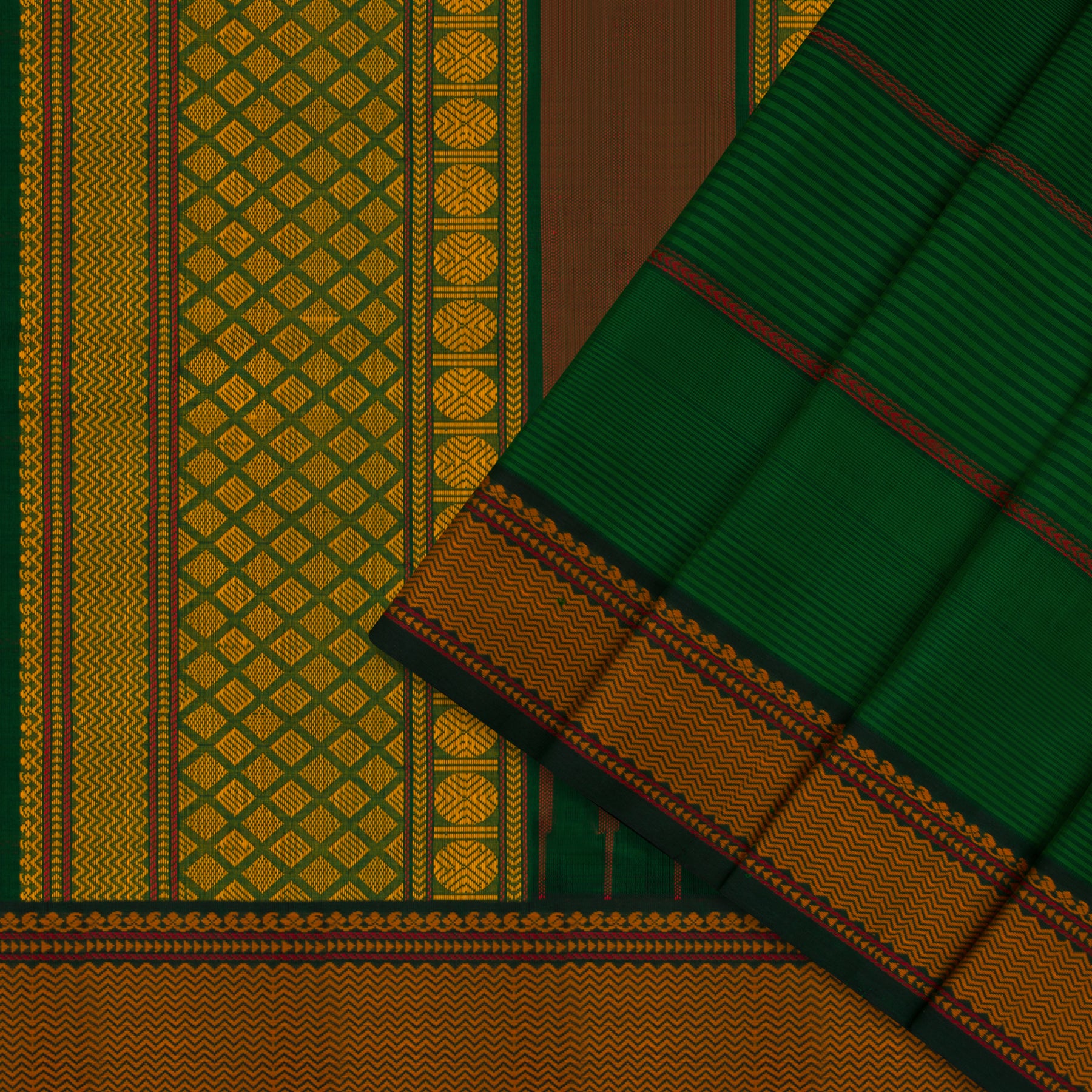 Kanakavalli Silk/Cotton Sari 22-598-HS005-06964 - Cover View