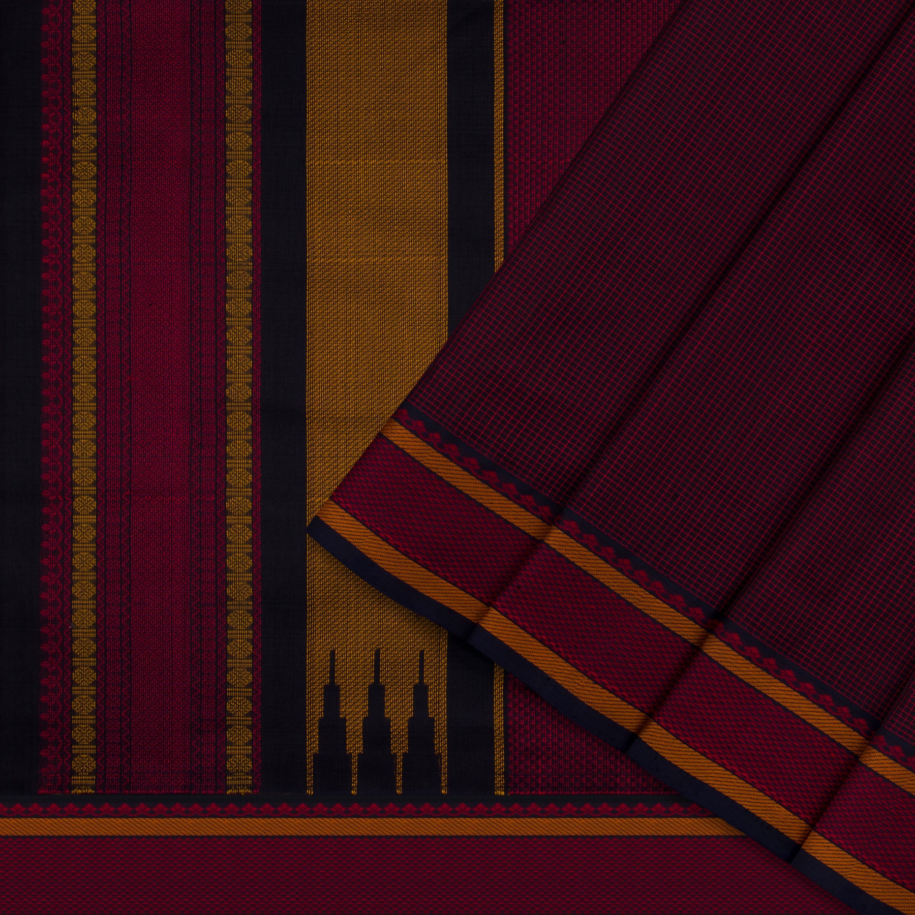 Kanakavalli Silk/Cotton Sari 22-598-HS005-08637 - Cover View