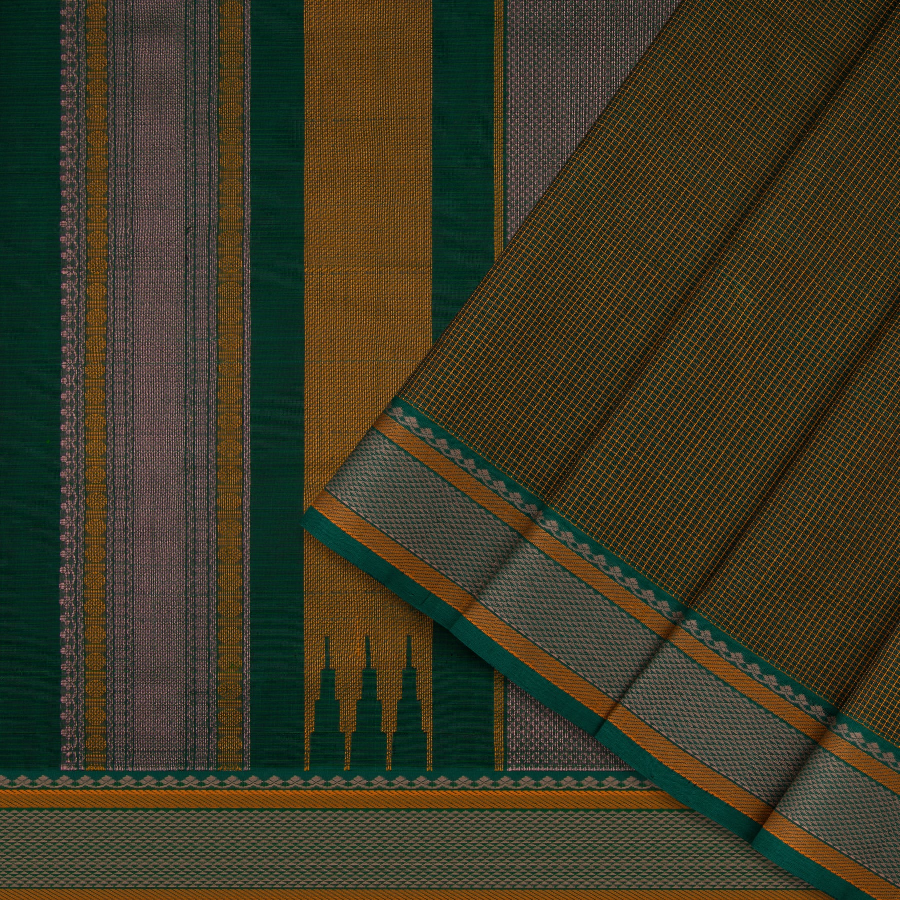 Kanakavalli Silk/Cotton Sari 22-598-HS005-09908 - Cover View