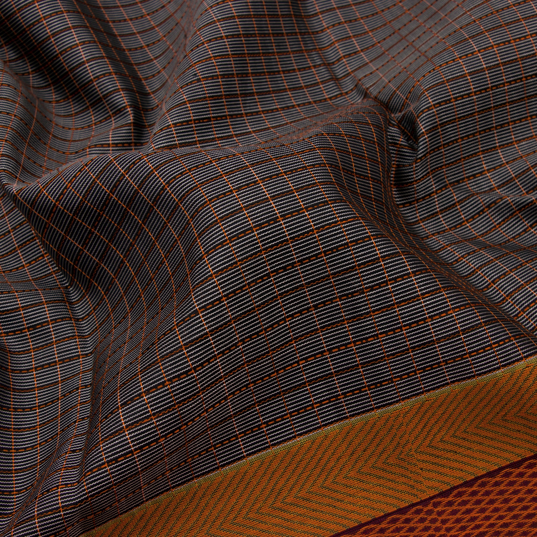 Kanakavalli Silk/Cotton Sari 22-598-HS005-10609 - Fabric View