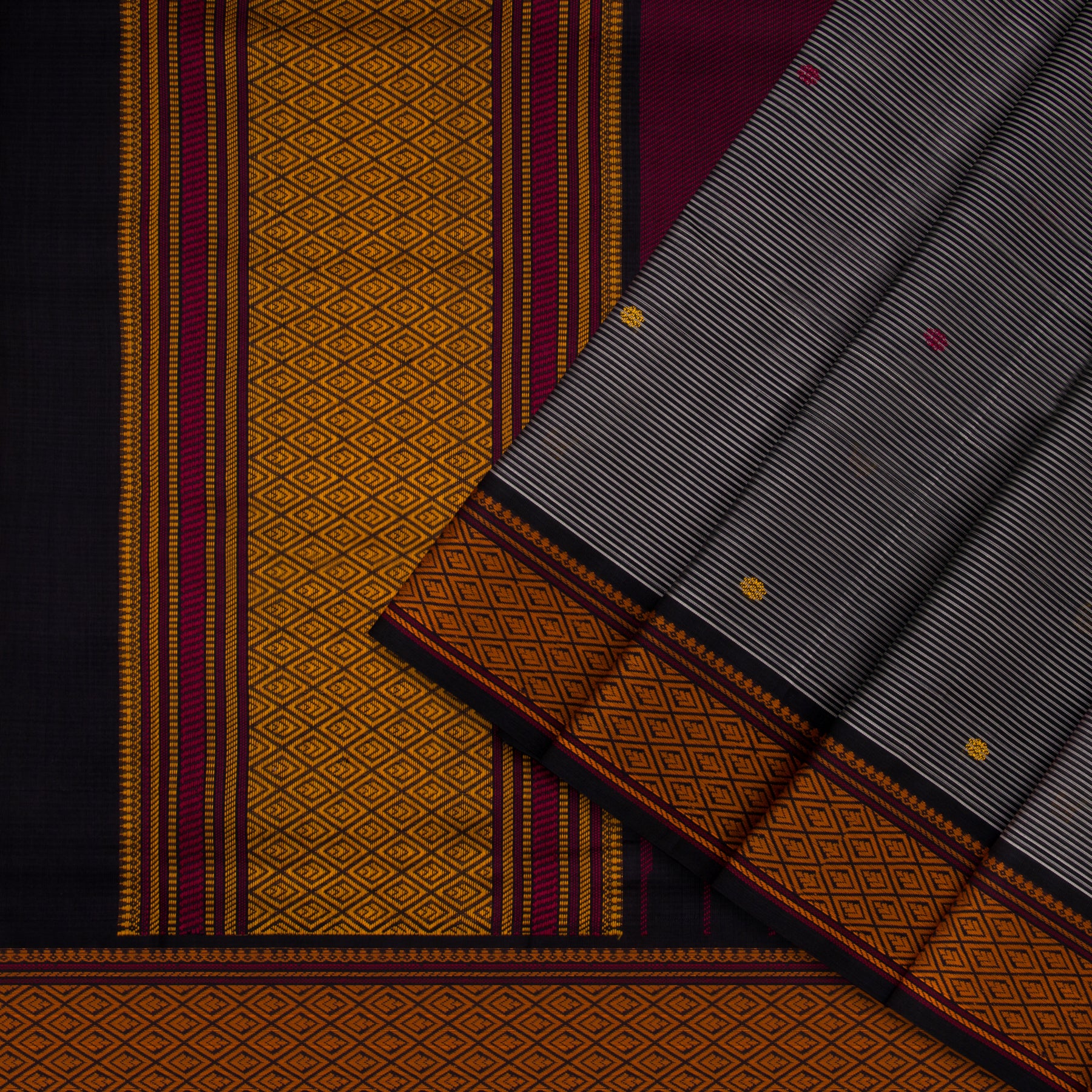 Kanakavalli Silk/Cotton Sari 22-598-HS005-10645 - Cover View