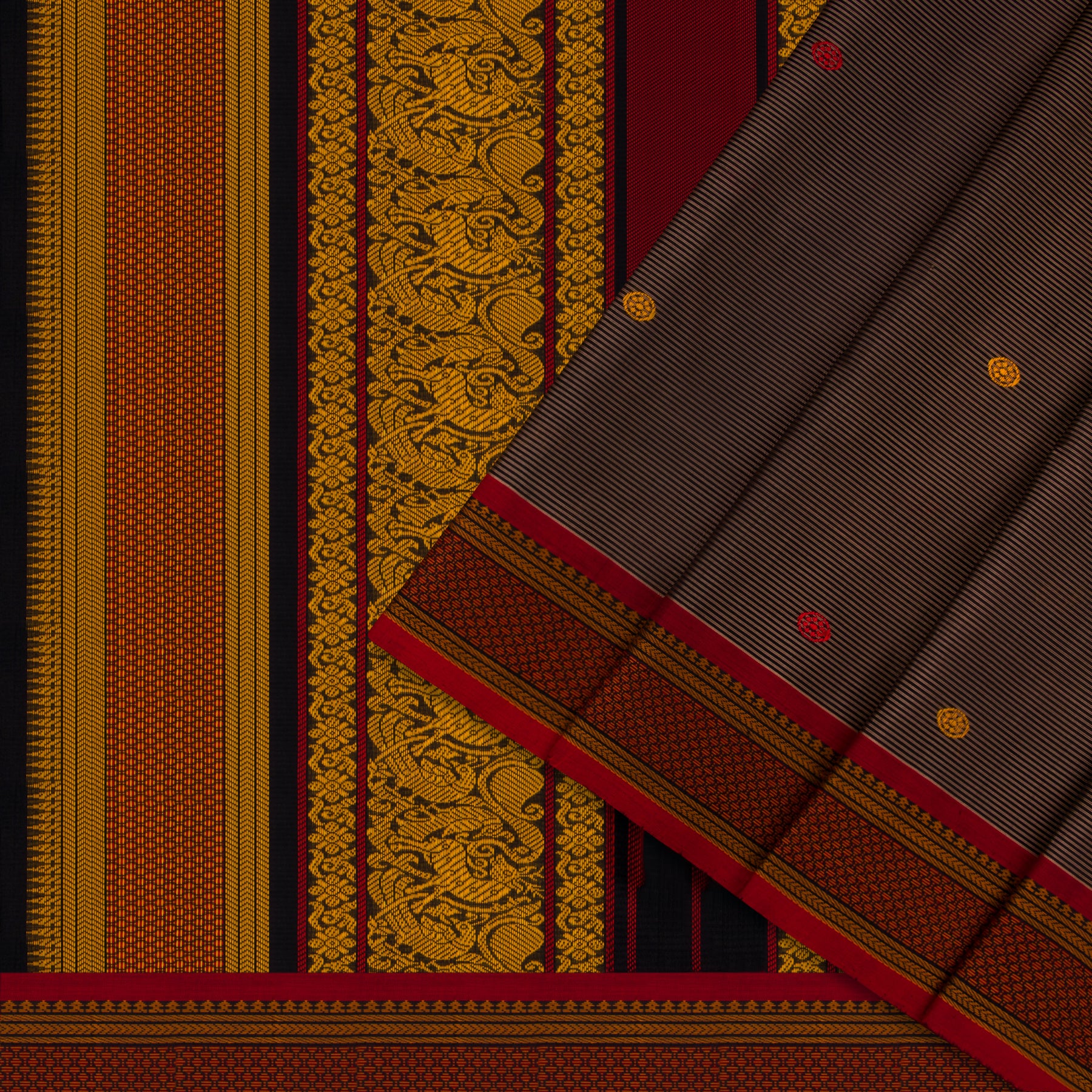 Kanakavalli Silk/Cotton Sari 22-598-HS005-13177 - Cover View