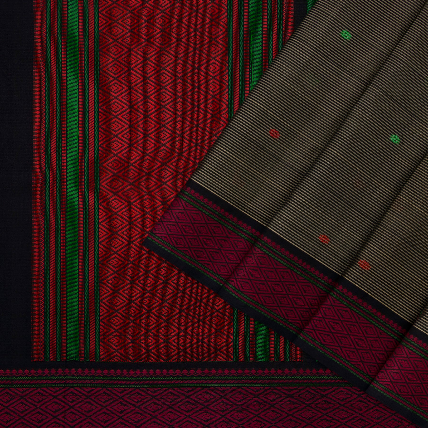 Kanakavalli Silk/Cotton Sari 22-598-HS005-13677 - Cover View