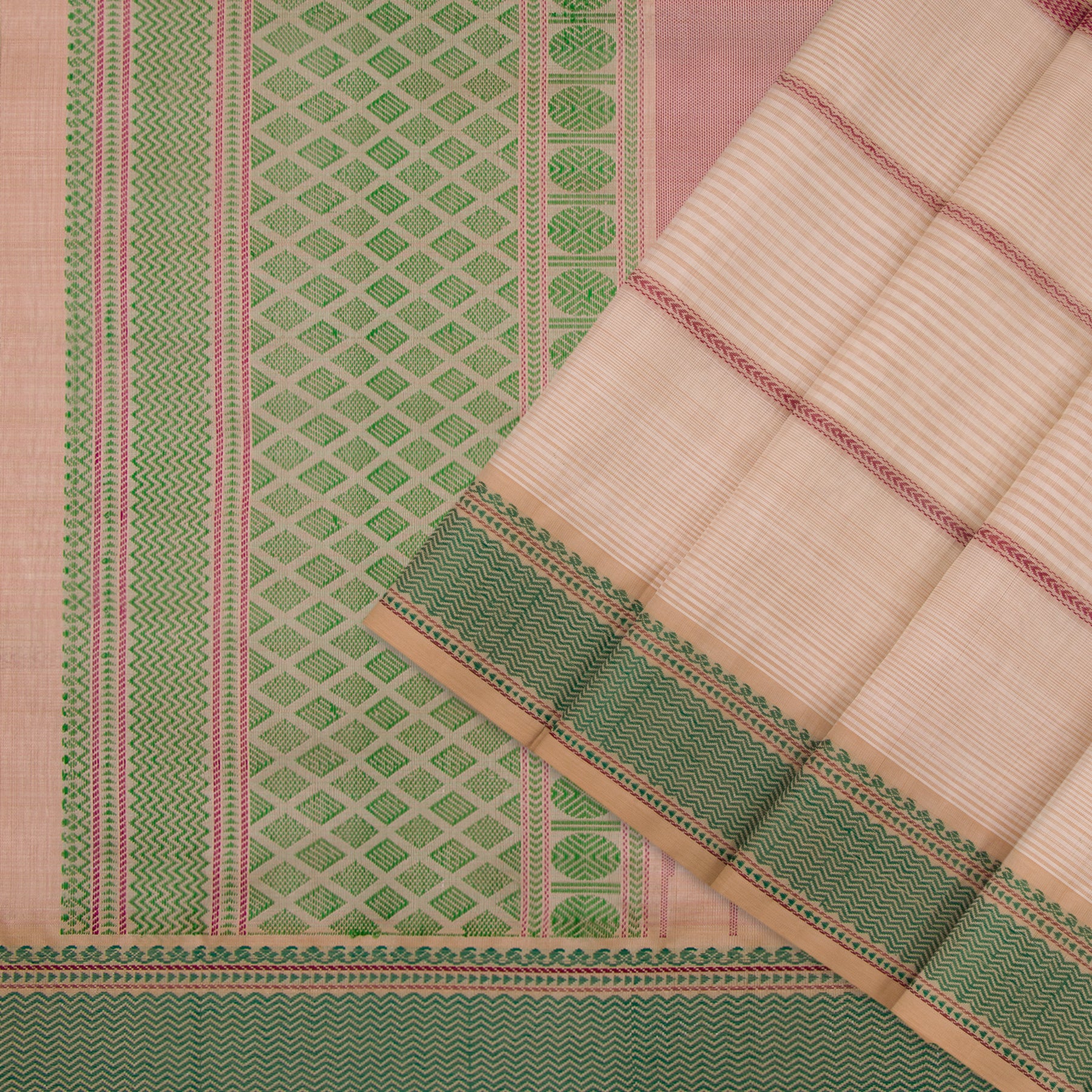 Kanakavalli Silk/Cotton Sari 22-598-HS005-13693 - Cover View