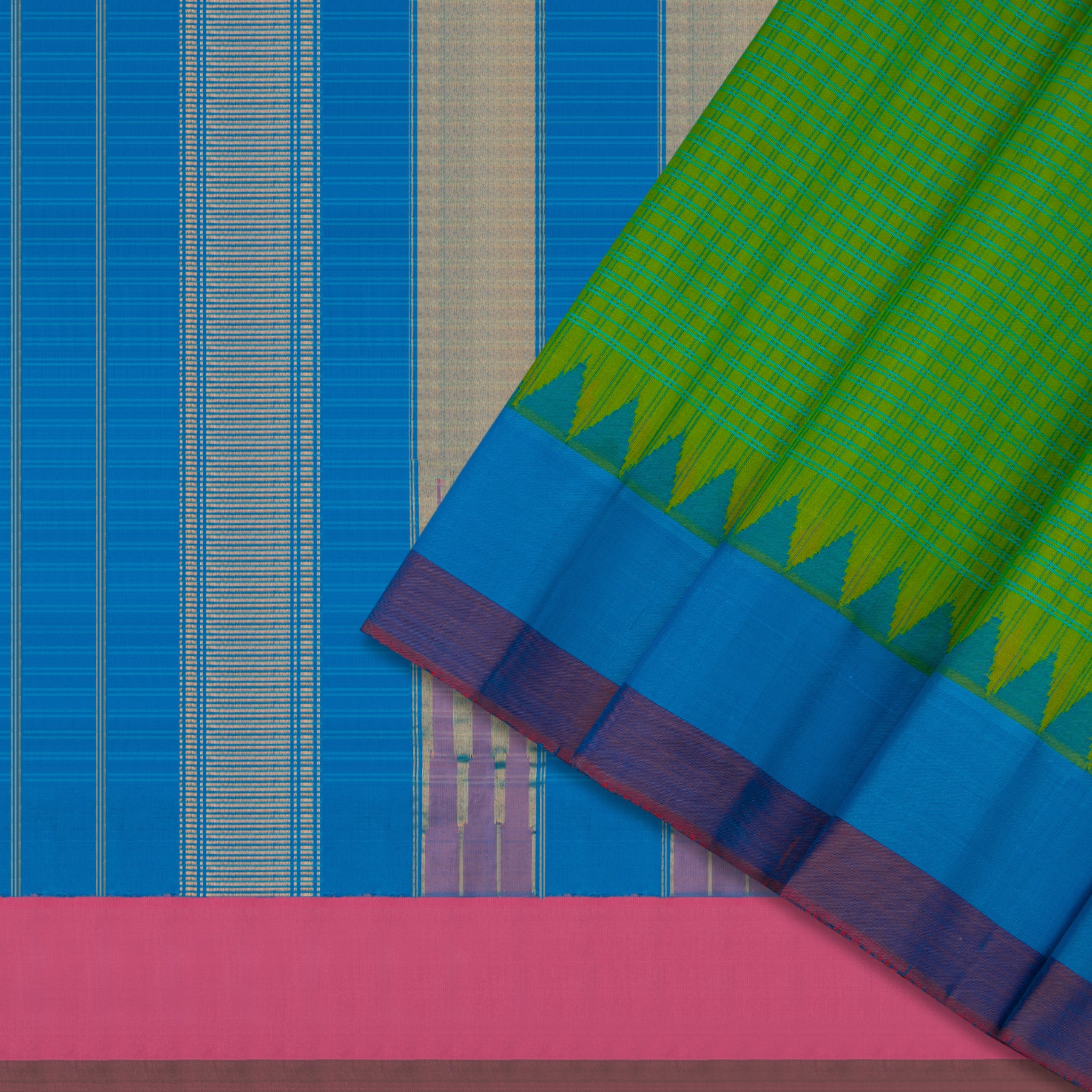 Kanakavalli Gadwal Silk/Cotton Sari 22-604-HS005-02227 - Cover View