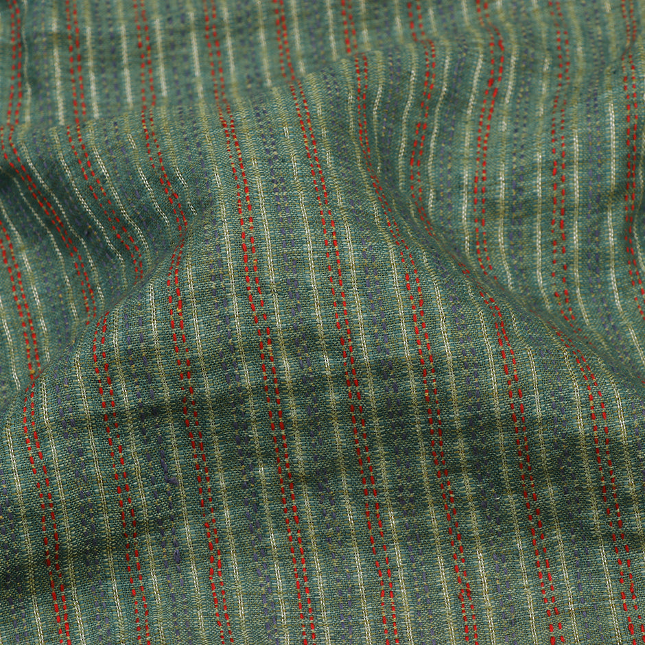 Kanakavalli Kantha Doubleface Blouse Length 360-06-80397 - Fabric View 1