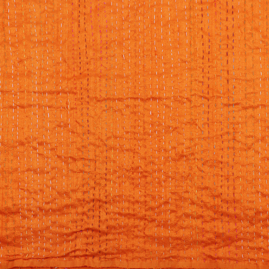 Kanakavalli Kantha Raw Silk Blouse Length 150-06-9691 - Full View