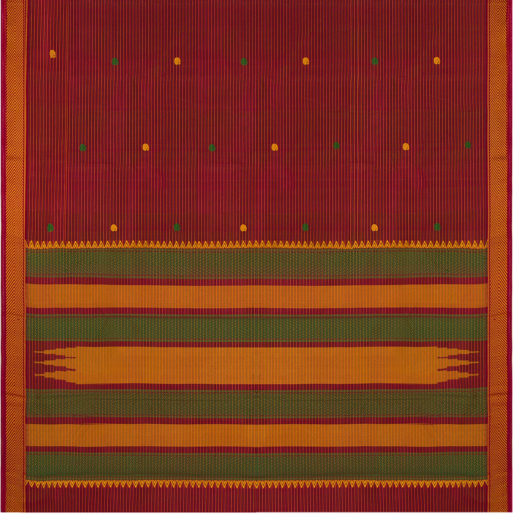 Kanakavalli Silk/Cotton Sari 598-08-119445 - Full View
