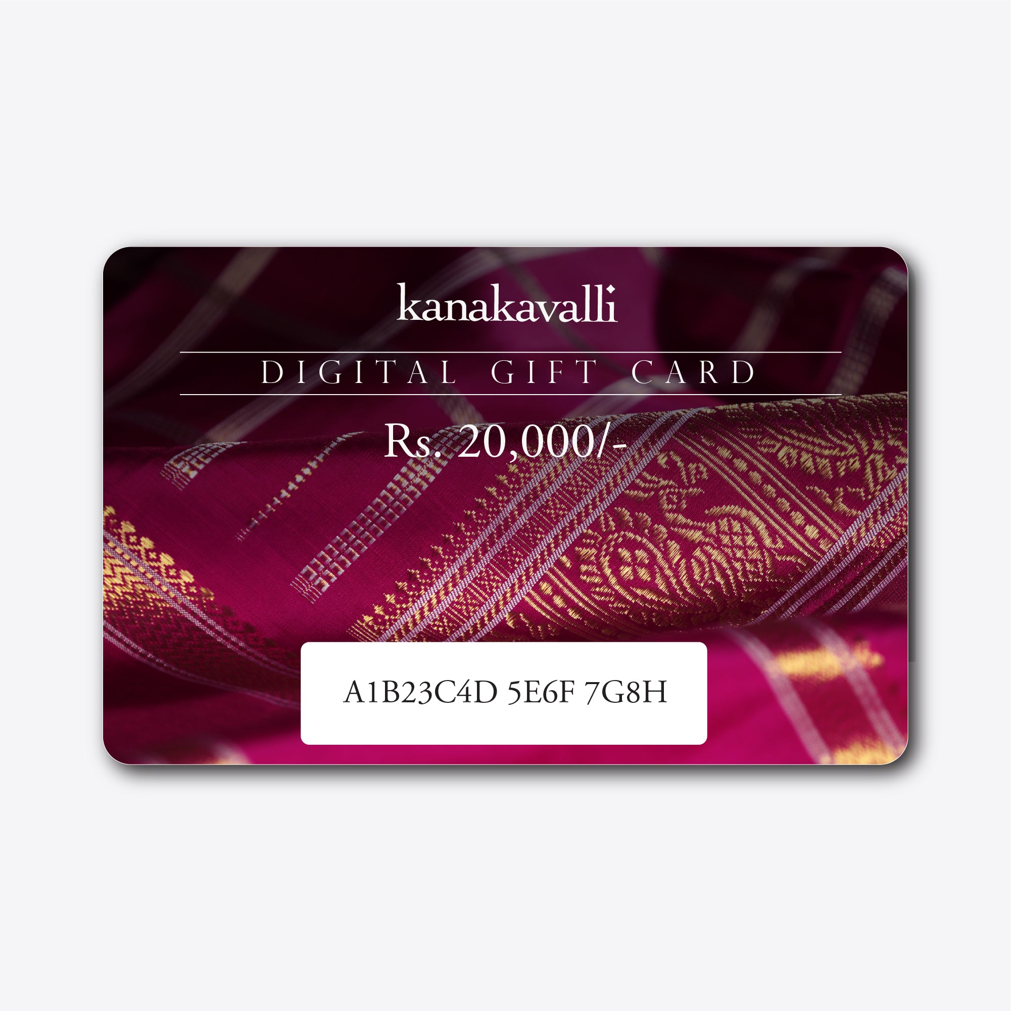 Kanakavalli Digital Gift Card